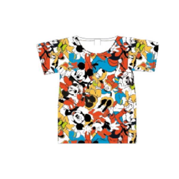 スモAWDS7249【ディズニーキャラクター】Tシャツ【M】【ぎっしり】【ミッキーマウスとフレンズ】...