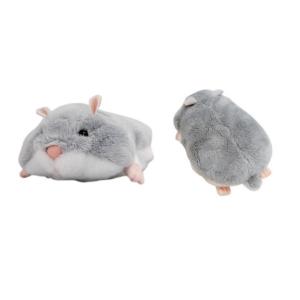 モン105926 【オリジナル】ぬいぐるみ【グレー】【ボンボン