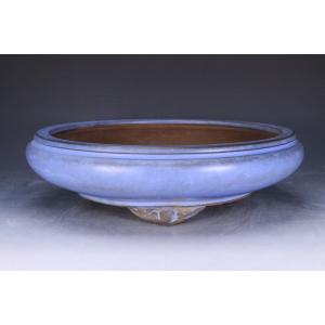 盆栽鉢 色鉢 緑釉外縁胴紐楕円鉢 陶器 4号 11cm グリーン 小品 盆栽鉢 色鉢 緑釉外縁胴紐楕円鉢 陶器 4号 11cm グリーン 小品