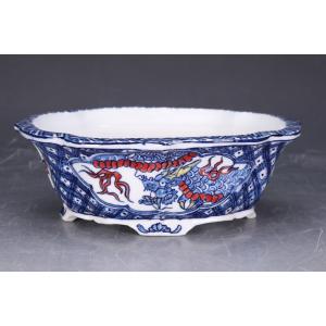 現代小鉢：平安虹泉 足付丸鉢 9.2cm【現】*資材 へいあんこう