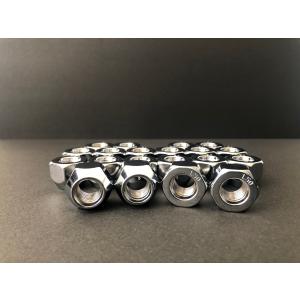 ホイールナット メッキナット 21HEX P1.5 P1.25 高さ:16mm 貫通タイプ 20個入り｜タイヤ用備品・工具販売