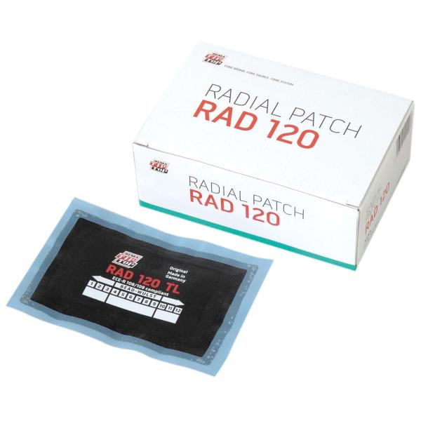 内面修理用ラジアルタイヤパッチ 10枚 RAD-120TL