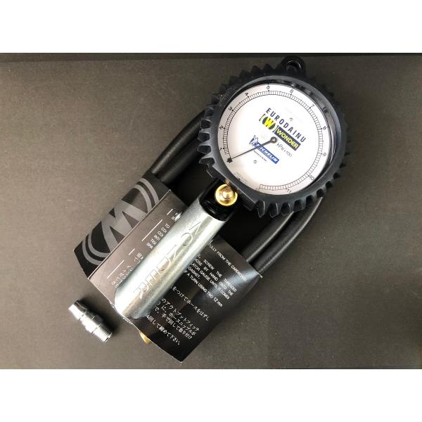 【ポイント2倍】タイヤエアゲージ ミシュランゲージ 1200kpaまで エアーカプラー付き TG-1...