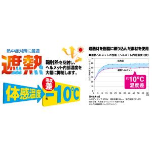 トーヨーセフティー 送風機内蔵遮熱ヘルメット ...の詳細画像2