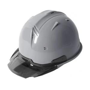 進和化学工業 ヘルメット SS-19V型T-P式RA グレー スケルトンバイザー TYPE B スモ...