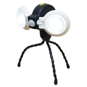 ムサシ RITEX LED どこでもセンサーライトダブル ASL-092 電池式 ライトの方向自由自在