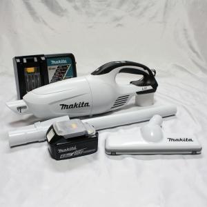 6.0Ah仕様　マキタ　充電式クリーナ　18V　CL181FDZW+バッテリBL1860B+充電器DC18RC　カプセル式　ワンタッチスイッチ