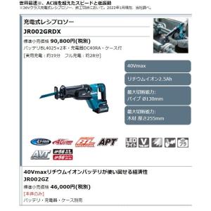 マキタ 40Vmax 充電式レシプロソー JR...の詳細画像1