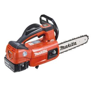 マキタ 充電式 チェーンソー 200mm 18V MUC204DGXR 赤 (バッテリBL1860B×2本・充電器DC18RF付) スプロケットノーズバー仕様