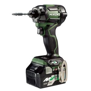 電池合計3個 HiKOKI ハイコーキ マルチボルト36V インパクトドライバ WH36DC(2XPGS) フォレストグリーン