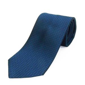 究極の西陣織 シルクネクタイ 抜群の締め心地 青×濃紺 ストライプ