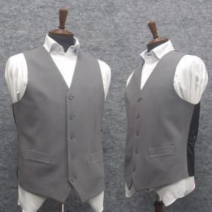 インナーダウンベスト グレー ダウン90％/フェザー10％ メンズ 軽量