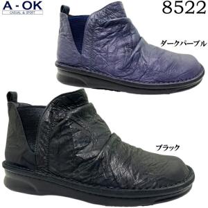 送料無料 A-OK CASUAL&SPORTS 8522 エーオーケー レディース スリッポン ポイント消化｜ishikirishoes