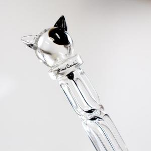 ピエール・カルダン Piere Cardin Colour of Catasy 猫のガラスペン