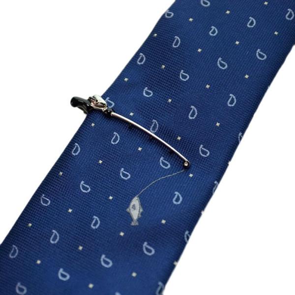 スワンク タイピン&amp;ネクタイセット 03 釣り