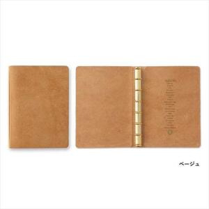 PLOTTER 6穴リングレザーバインダー プエブロ ブラウン (バイブル