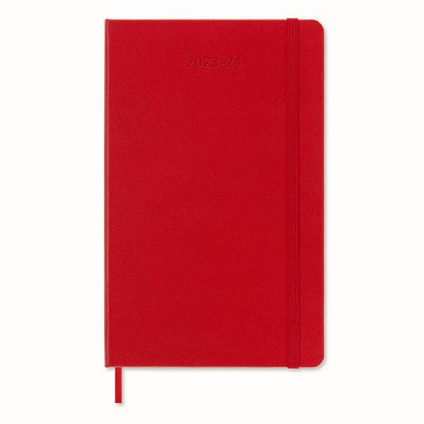 モレスキン Moleskine 18カ月ウィークリーダイアリースカーレットレッドハードカバー ラージ...