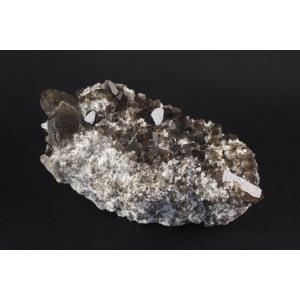 中津川蛭川産 両剣黒水晶（モリオン）結晶 718g /bc-09：【名取