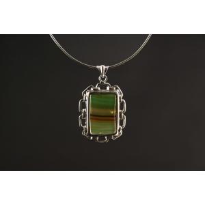 1点物✧︎大粒 ウォータープルームアゲート ペンダントトップ 天然石