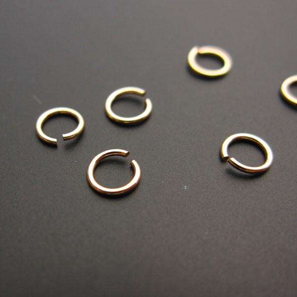 K18YG 18金イエローゴールド 丸カン 3.5ｍｍ φ0.5ｍｍ 1個売り