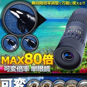 15倍〜80倍 可変ズーム 単眼鏡 22mm径...の詳細画像1