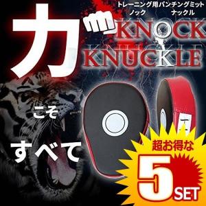 5セット トレーニング用 お中元 パンチング ミット ボクシング パンチ テコンドー Knockk