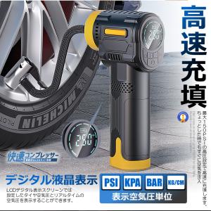 電動 エアーコンプレッサー 12V 空気圧 液...の詳細画像2