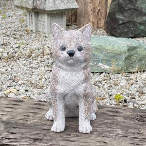 犬の置物 高さ31cm 秋田犬 子犬 親子 柴犬 いぬ イヌ わんこ 玄関