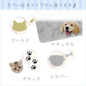オシャレ大理石ペットひんやりマット 可愛い肉球...の詳細画像3