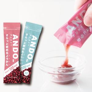 おまけ付き 福壽堂秀信 ANDO アンドゥー 10本セット 無塩 有塩 エネルギー補給 飲めるようかん マラソン トレイルラン ロードバイク｜卓球専門店いしかわスポーツ