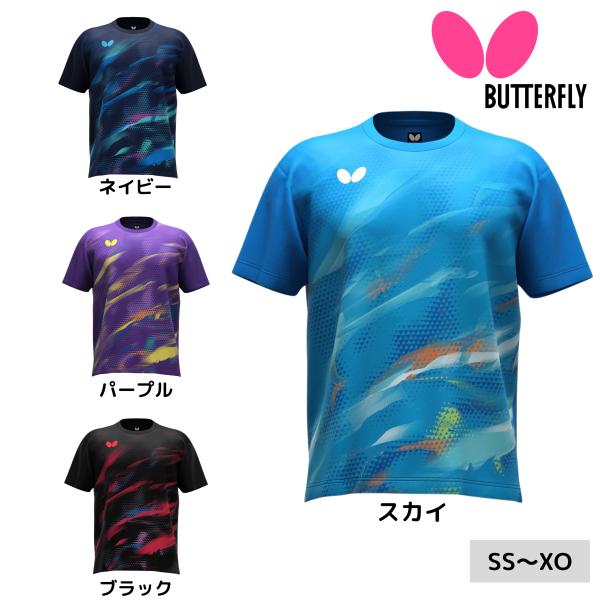 バタフライ Butterfly アドロス・Tシャツ 47420 卓球練習着 2025年秋新作