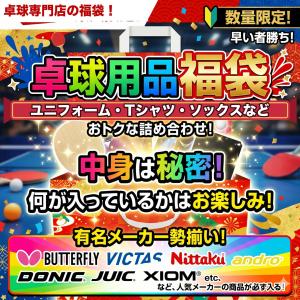 卓球 福袋 2026 おまかせ ウェアセット 子供・女性・小柄も歓迎 サイズ色おまかせ 2XS〜3XL バタフライ VICTAS ニッタク andro