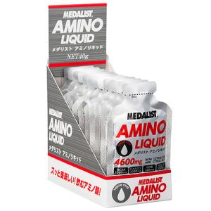 【レビュー投稿でおまけ1袋付き】メダリストアミノリキッド 12袋セット BCAA クエン酸 HMB 配合／レモンバナナ風味