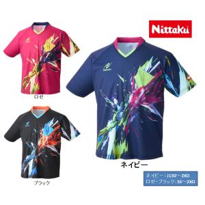 Nittaku（ニッタク） ブライトバーストシャツ ネイビー NW2218 2025fw