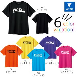 VICTAS プレイ ロゴ ティー PLAY LOGO TEE 卓球 Tシャツ 最安値 全国送料無料｜
