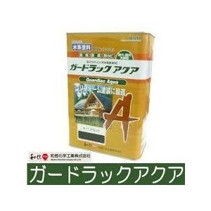和信化学 ガードラックアクアA-5 チョコレート 14kg DIY 屋外 外装 