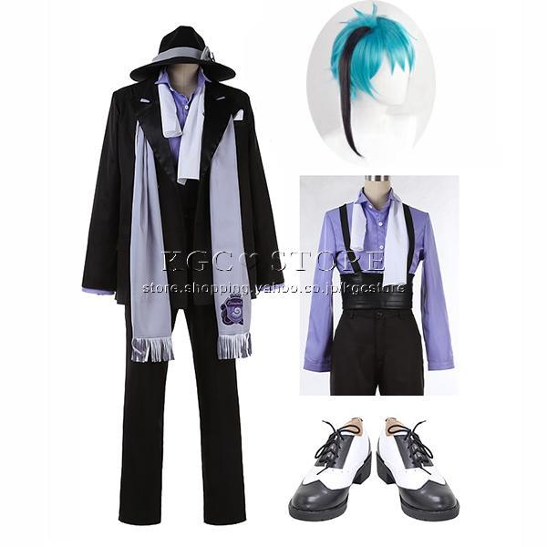 ツイステッドワンダーランド 風 フロイド・リーチ コスプレ衣装 ウィッグ 靴 寮服 ハロウィン仮装 ...