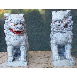 人工石製の狛犬 (神棚に最適)...
