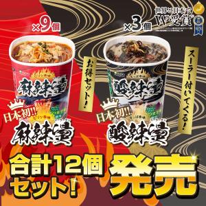 麻辣湯 9個 酸辣湯 3個 合計12個セット / カップ麺 マーラー マーラータン 麻辣湯麺 麻辣  痺辛 シビ辛 旨辛 サンラー サンラータン スーラー スーラータン