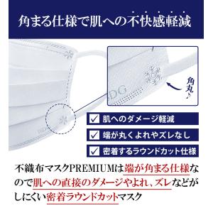 不織布マスク PREMIUM プレミアム ふつ...の詳細画像1