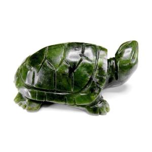 緑カメ Turtle-s 亀 かめ の置物 ペーパーウェイト おしゃれ 文鎮 天然