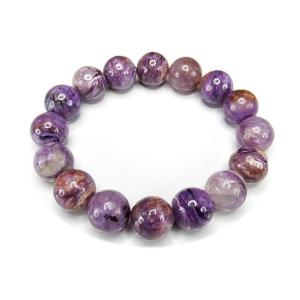 黒チャロアイト大玉14mmブレスレット3大ヒーリング天然石M20-11 : 石街