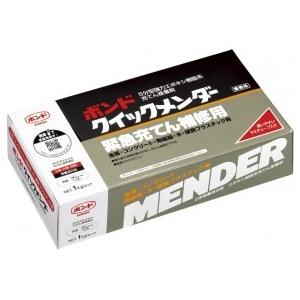 コニシ ボンド クイックメンダー 5分即硬化型 1kgセット(主剤500g/硬化剤500g) エポキ...