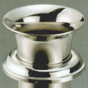 お墓用花立 高級ステンレス製 筒径:38mm ...の詳細画像1