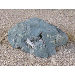 伊予青石＊庭石 YS-9 （3石組） 伊予青石/（自然石)【お買い得品】 「庭石・景石