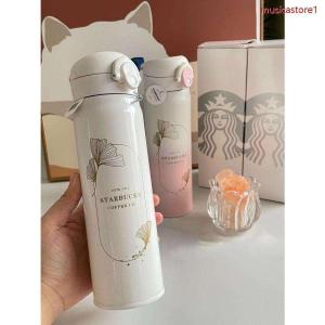 2024 スターバックス Starbucks 水筒 魔法瓶 ステンレスボトル【荷塘月色】水筒 500ml 保冷保温 直飲み プレゼント お祝い おしゃれ｜isis-st