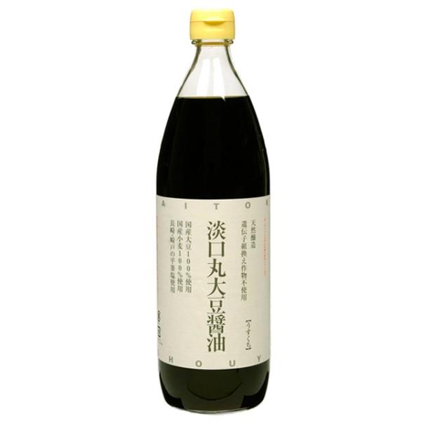 大徳醤油   淡口（うすくち）丸大豆醤油 900ml