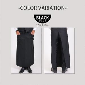 サロンエプロン ロング メンズ レディース 送...の詳細画像2