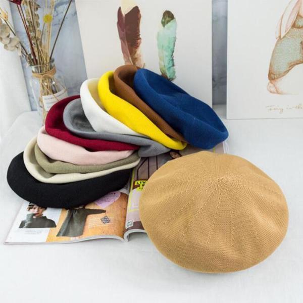 ベレー帽 夏 レディース サマーベレー帽 帽子 30代 40代 50代 かぶり方 お洒落 無地 涼し...