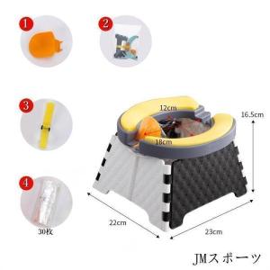 簡易トイレ 折りたたみ便座 ポータブル 処理袋...の詳細画像4